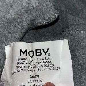 Moby Kids Gray Cotton Wrap